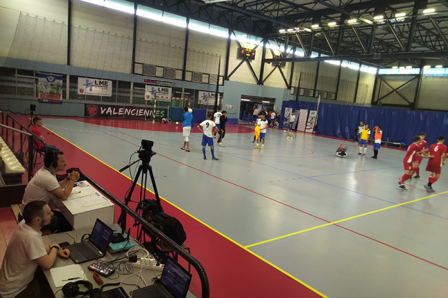 régie de captation et match de futsal