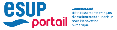 logo esup portail - communauté d'établissements français d'enseignement supérieur pour l'innovation numérique